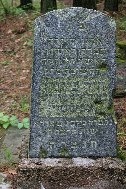 1932 IMG_0427.jpg - Here lies Our dear mother our first crown.  The modest and important woman; Chaya Feigel Epshtein the daughter of  Yehoshua.  Died Tues. the 9th of Adar 1 5692- Feb. 16th , 1932.  (IMG_0427.jpg)